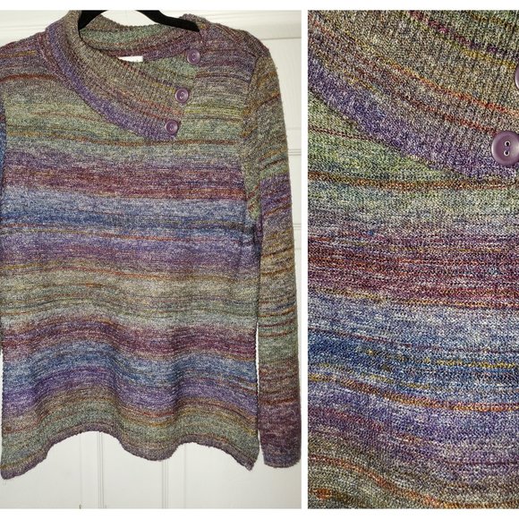 Large Multi-Color medium weight sweater - Picture 1 of 1